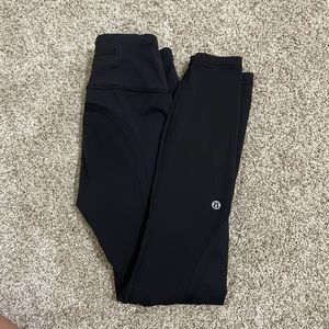 Black Lululemon Leggings 25”